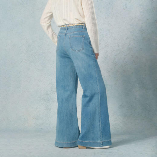 复古休闲百搭微喇牛仔裤-纪念日百货门店同款169144587 商品图2