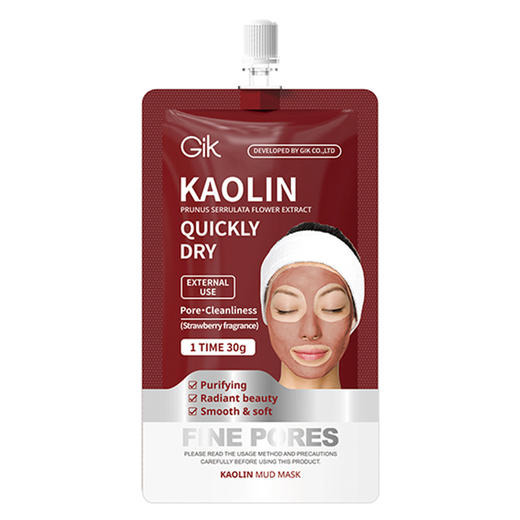 GIK高岭土涂抹式面膜30g*2袋 商品图0