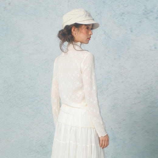 基础百搭半高领蕾丝打底衫-纪念日百货门店同款168898977 商品图2