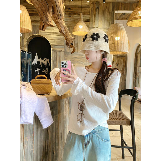 <曾小咸推荐>现货秒杀 ！微信超特价！蕾丝刺绣拼接长袖 日常129.99 立减60 秒杀69.99！！皮衣秒杀139.99！！ 商品图1