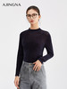 【商场同款】阿菁娜冬季新款精致叠穿内搭丝绒小高领打底衫贴合颈部修饰线条A30Q102053 商品缩略图2