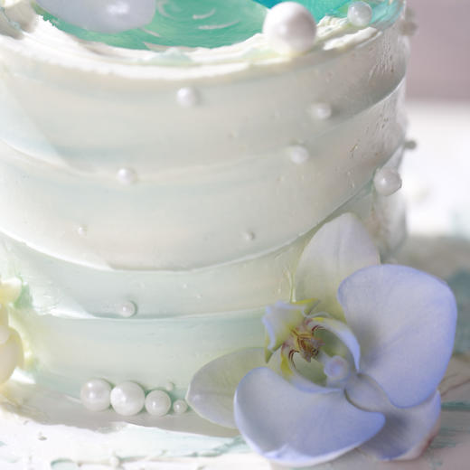 水瓶座灵感蛋糕[梦中的自由诗]1.5磅香草奶油芒果夹心口味 | 左羊 商品图1