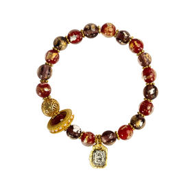 ² 【灵顺寺财神庙】古法香灰琉璃手串 HM02-CRMM-XJJ