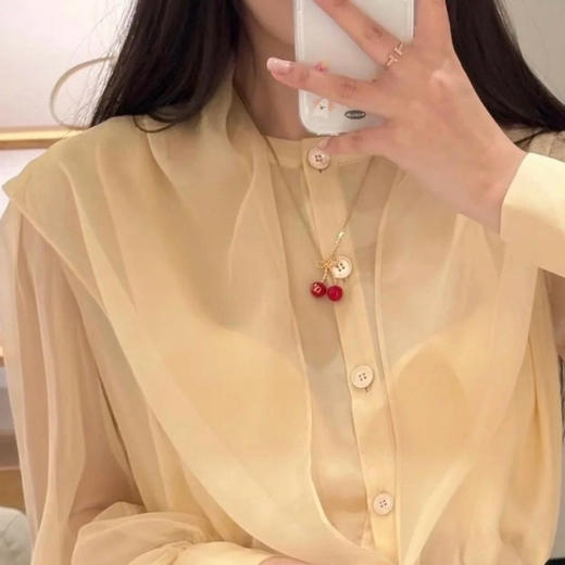 华伦天奴红樱桃项链 商品图9