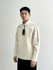 清仓处理 ~只有米色mlxlxxl付款减库存！DES跑步系列运动健身男士半拉链针织空气棉套头衫 商品缩略图0