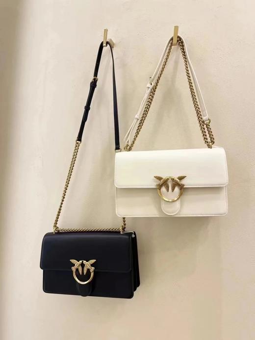 PINKO 滑动金属链条腋下斜挎飞鸟燕子包PIN04441A0F1★ 商品图2