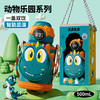【动物乐园系列❗️一盖双饮智能显温】智能显温316不锈钢保温杯 学生卡通吸管水杯大容量饮水杯子儿童壶。jc 商品缩略图1