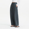 森马休闲裤女夏季灰色分割宽松弧形阔腿裤质感慵懒风百搭潮流长裤 商品缩略图2