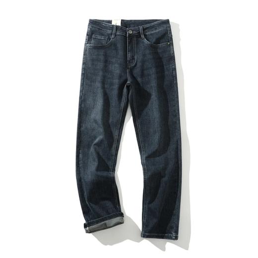 四面弹力 新款男士宽松直筒百搭舒适牛仔裤 商品图4