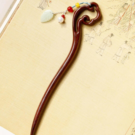 【青山特惠】小叶紫檀【清云】发簪 s20 商品图0