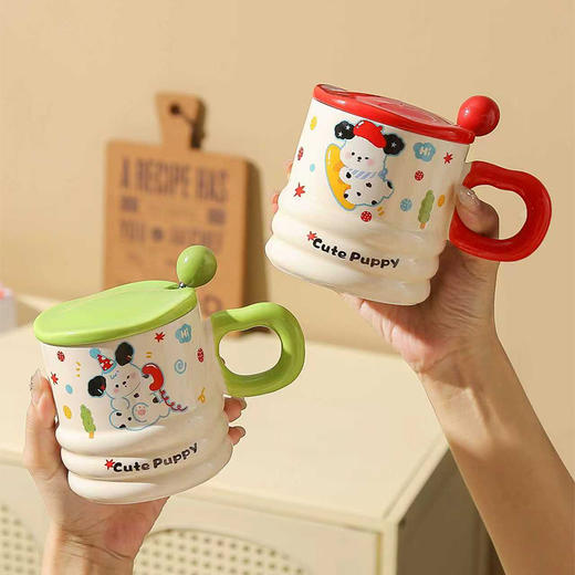 400ml快乐小狗杯陶瓷杯-纪念日百货门店同款169253505 商品图2