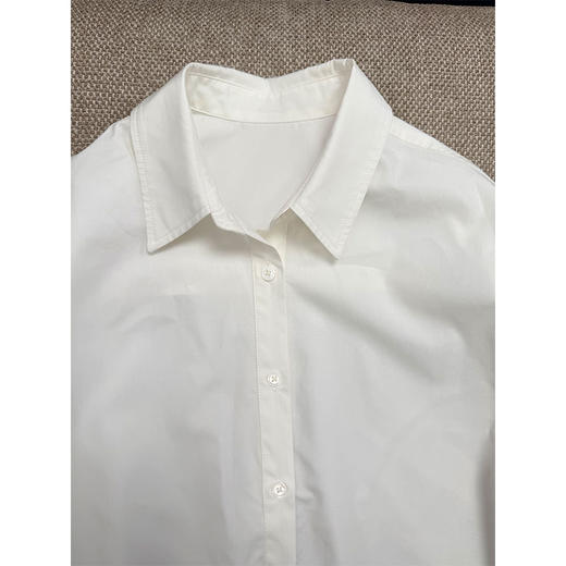 内在秩序感 高智感 极简法式经典白衬衫 棉莱赛尔混纺 北欧品牌出口标准 男朋友的白衬衫 商品图5