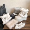 【多种穿法】厚底加绒雪地靴 加厚毛绒 锁温保暖 厚底增高显瘦 任意搭配 商品缩略图8