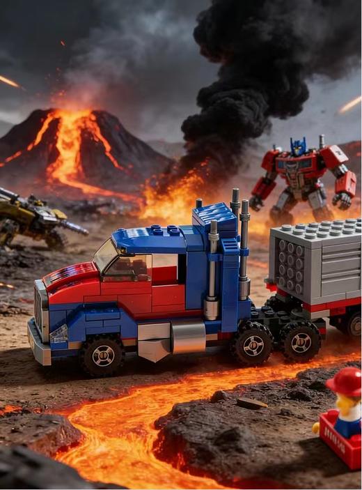 D012259拼装积木礼盒擎天柱机甲人仔套装积木套装 商品图8