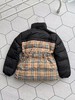 D012254新款格纹拼接双面两穿系腰带羽绒服外套女 商品缩略图14