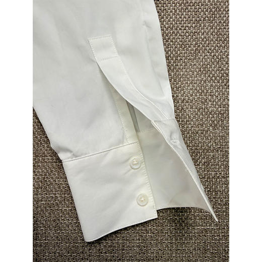 内在秩序感 高智感 极简法式经典白衬衫 棉莱赛尔混纺 北欧品牌出口标准 男朋友的白衬衫 商品图7