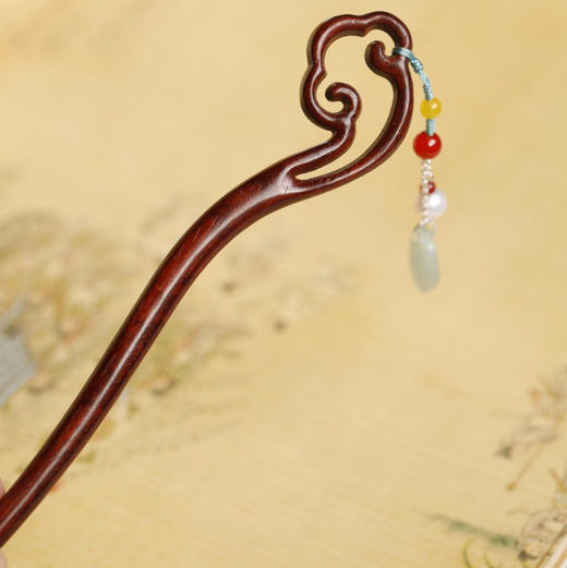 【青山特惠】小叶紫檀【清云】发簪 s20 商品图2