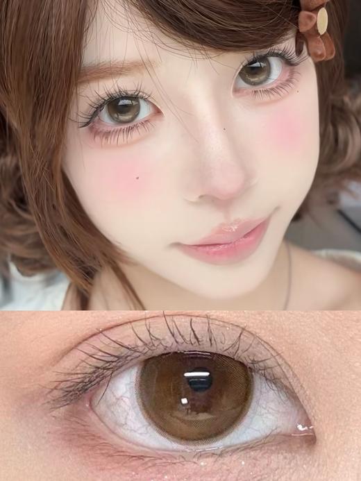 AnSerua 黄油小熊/少女心守护者/桑尼小鹿 14.1-14.2mm 含硅水凝胶 年抛 棕巧 商品图7