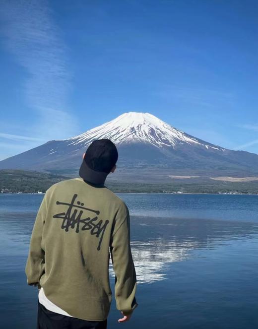 D012263字母logo情侣圆领华夫格长袖卫衣 商品图6