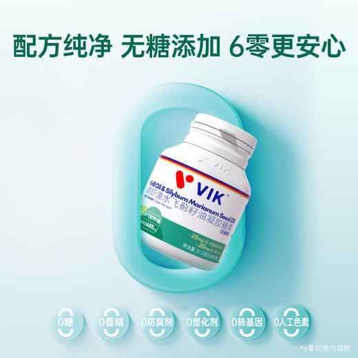 VIK极地 磷虾油水飞蓟籽油凝胶糖果【2026新春好品】 商品图1