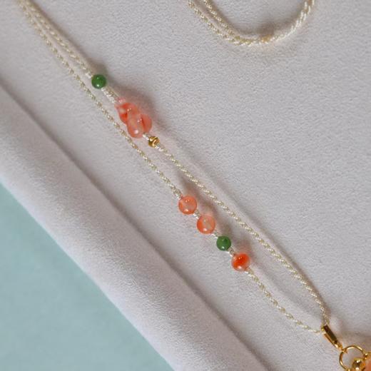 新中式“桃”你欢喜南红项链 JY 商品图3