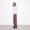 NUTH紫红色复古做旧宽松弯刀工装裤女 商品缩略图4