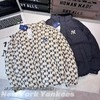 F012217满印老花立领廓形面包羽绒服男女同款情侣款 商品缩略图0