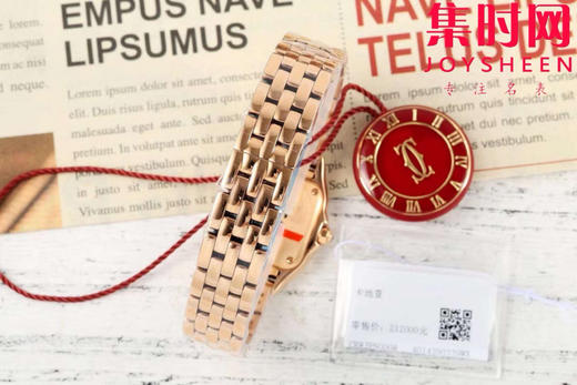 与豹同行 一跃入心 AF卡地亚猎豹系列 小号表盘尺寸：22×30mm 女士腕表 商品图8