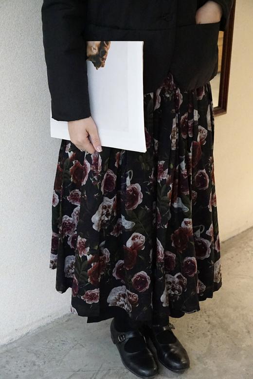 ECOLE DE CURIOSITES限定花纹半裙 商品图5