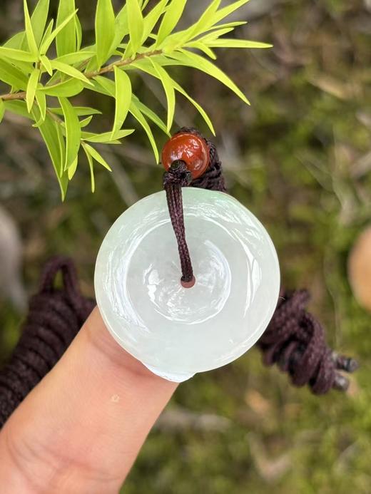 【直播大场福利】糯冰翡翠平安扣  平安圆满 随机发货 附证书 商品图4