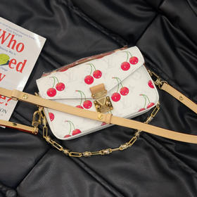 LV 村上隆×樱桃联名 mini 邮差包