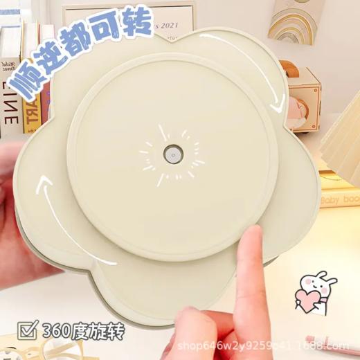 开学福利！【送贴纸】花朵笔筒60度旋转文具收纳盒学生桌面多功能笔桶儿童大容量学生 商品图1