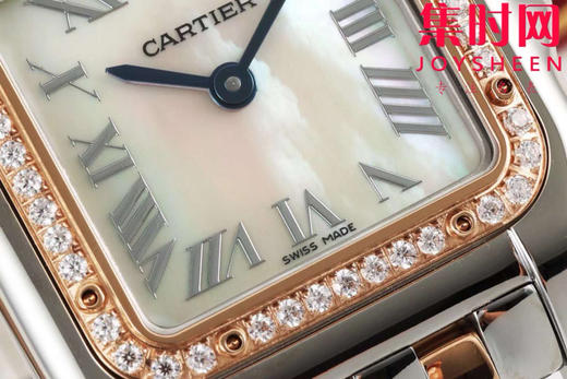 与豹同行 一跃入心 AF卡地亚猎豹系列 贝母面 中号表盘尺寸：27×37mm 女士腕表 商品图4