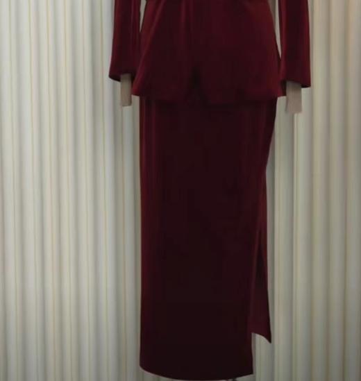 丝绒半裙（跟豹纹半裙版型一样） 商品图0