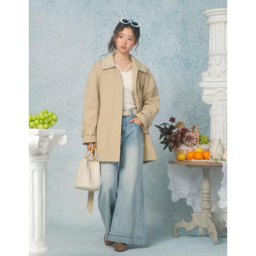 气质翻领系腰往外套-纪念日百货门店同款169150400 商品图3