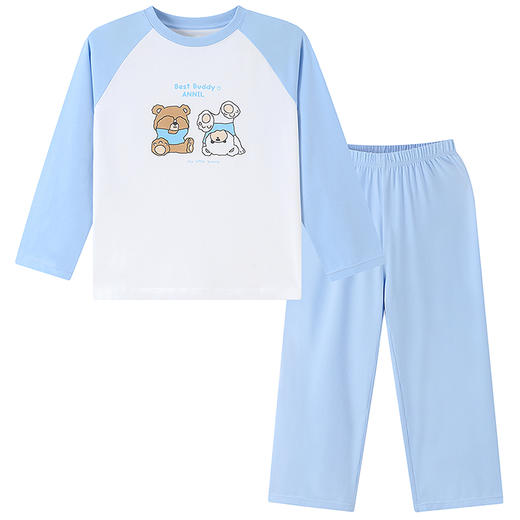 男女童家居服套装春季新款安奈儿童装JM611736 商品图5