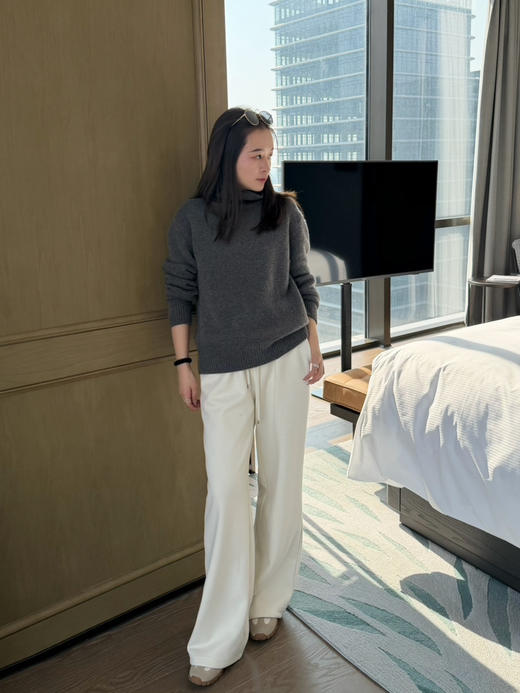 2601312    bsby羊绒 厚款 高领宽松羊绒衫 商品图8