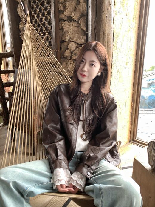 <曾小咸推荐>现货秒杀 ！微信超特价！蕾丝刺绣拼接长袖 日常129.99 立减60 秒杀69.99！！皮衣秒杀139.99！！ 商品图2