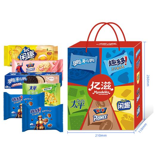 【亿滋】四季如亿 奥利奥趣多多太平王子549g 零食大礼包礼盒年货送礼团购员工福利-FN 商品图0