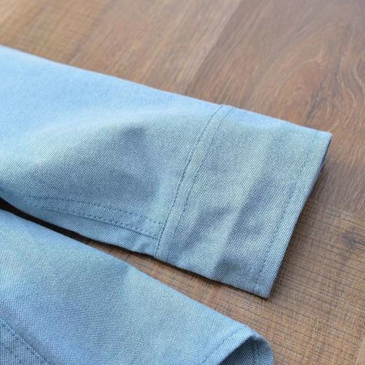 F012233百搭精典款全棉牛津纺衬衫男士商务休闲长袖衬衫 商品图10