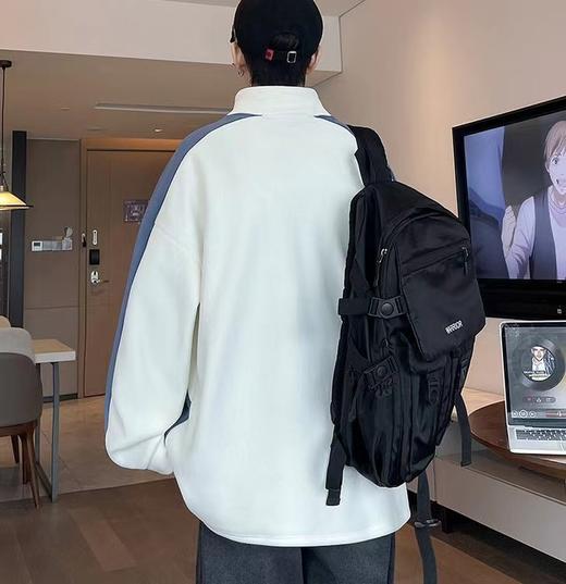 F012205双面奥利绒半高领加绒加厚卫衣男女同款 商品图6