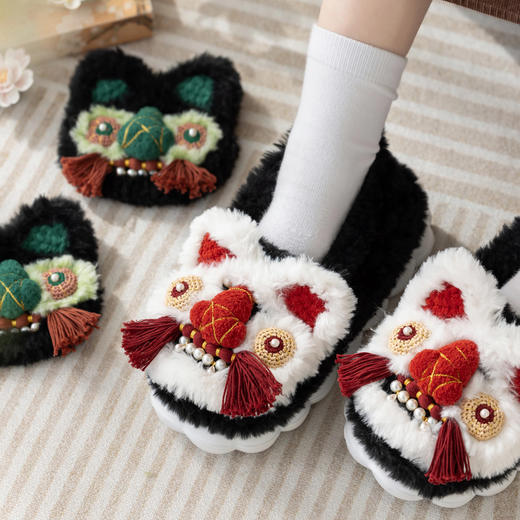 苏苏姐家云绒虎头鞋手工diy钩针编织毛线团家居鞋材料包 商品图3