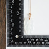 【天然正品】A货翡翠AU750玫瑰金冰种白色叶子造型翡翠（金枝玉叶）吊坠项链49.4*24.9*5.0MM（皆取最大值）060126NJM38 商品缩略图2