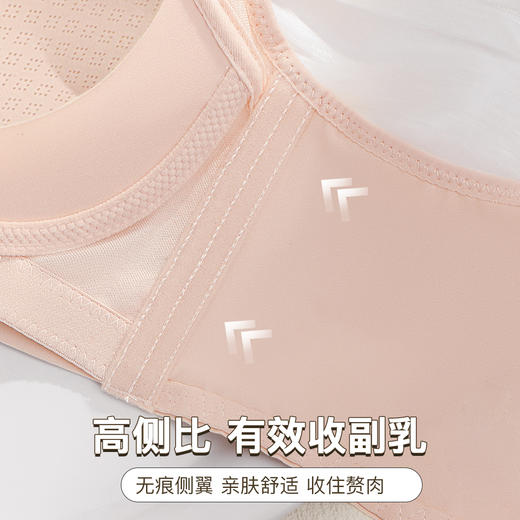 【298选3】A2-💟【A-B杯】【小胸聚拢 透气薄杯】性感蕾丝内衣女调整型收副乳夏季薄款文胸   凝露秋霞 商品图3