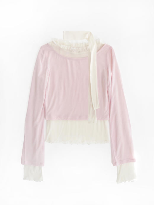 Kaiy Xiao 香雪球两件套围巾上衣 商品图5