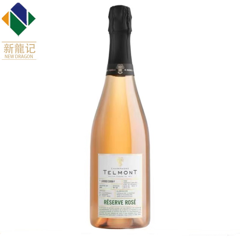 TELMONT玳慕法国甄选进口桃红香槟750ml高端葡萄酒