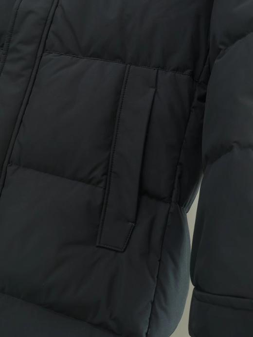 D012247高蓬松90白鸭绒连帽情侣长款羽绒服 商品图5