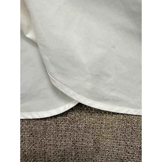 内在秩序感 高智感 极简法式经典白衬衫 棉莱赛尔混纺 北欧品牌出口标准 男朋友的白衬衫 商品图6