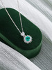 子佩集【昭华永续】银S925套链【PYT5036-XF】项链培育宝石祖母绿2601 商品缩略图3