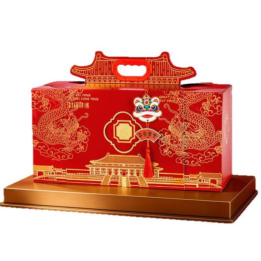 【年货好礼❗️鸿福祥瑞坚果礼盒】甄选品质原料，送礼大气更有面，混合坚果组合炒货干果，开心果夏威夷果，坚果礼盒装年货送礼佳品L 商品图4